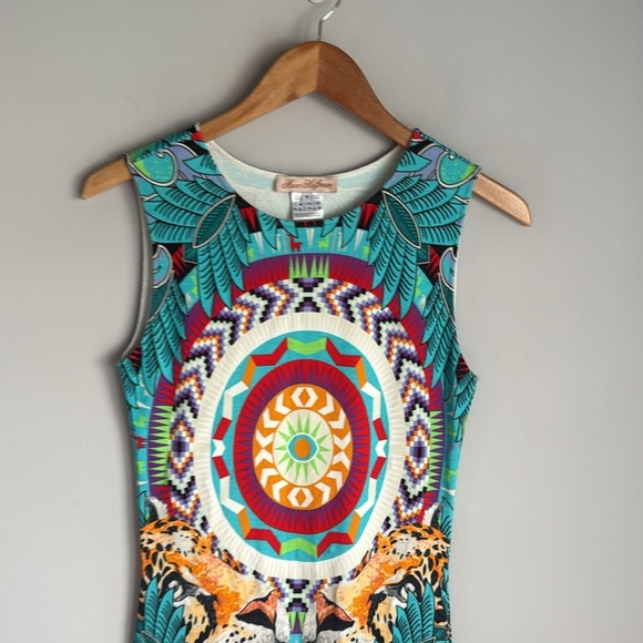 Mara Hoffman Jungle Trip Mini Dress Medium - Picture 3 of 11